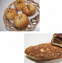 ポテト肉じゃがパン、カレーパン